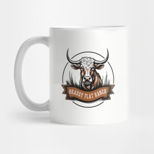 Grassy Flat Ranch Cow Mug